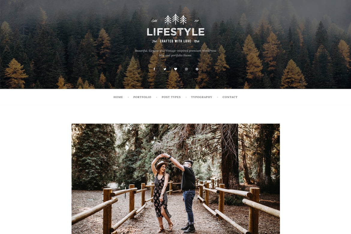 Tema WordPress Stylish untuk Blog dan Portofolio Anda