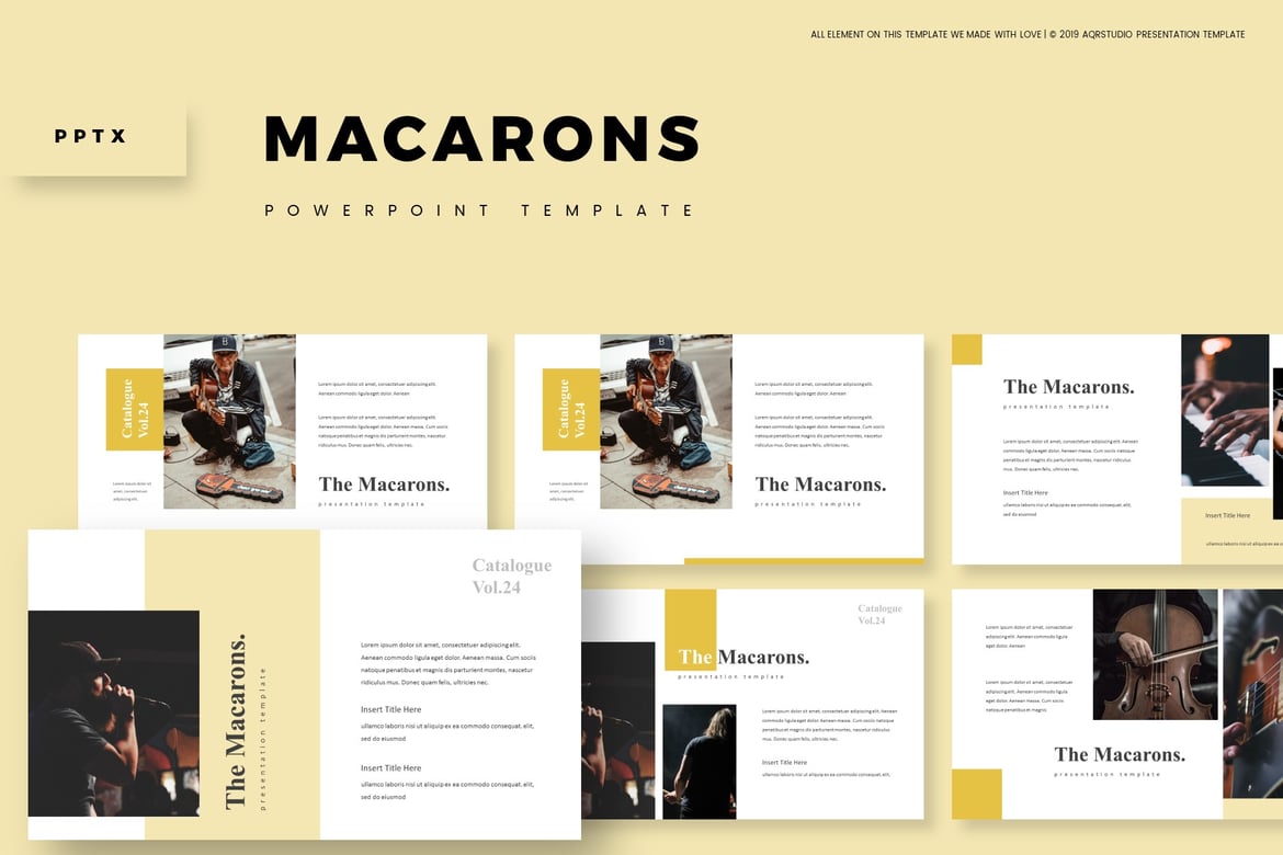 Template Powerpoint Macarons yang Menarik dan Serbaguna