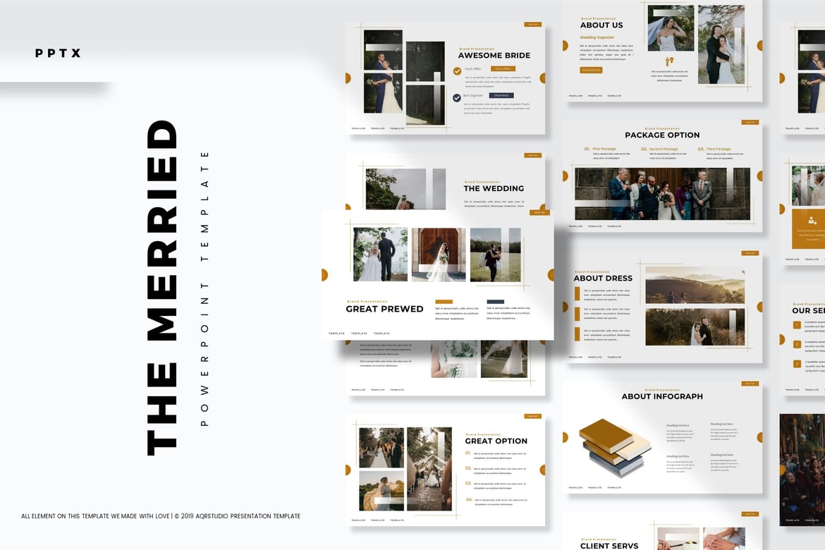 Template Powerpoint The Merried - Solusi Presentasi Menarik