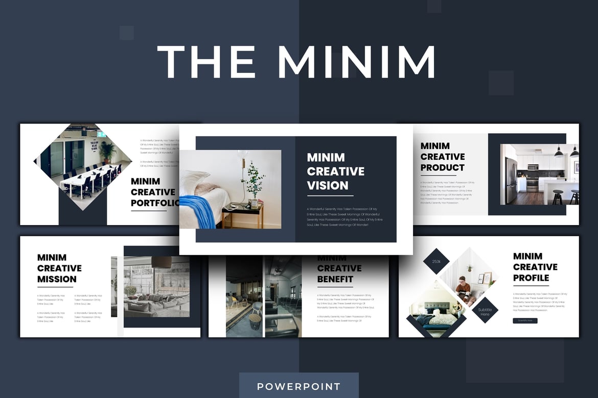 Template Powerpoint Minim - Solusi Presentasi Modern