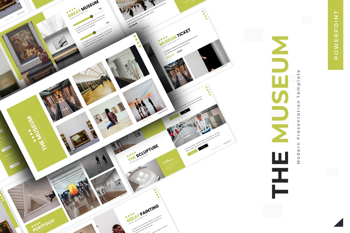 Template Powerpoint Museum - Solusi Presentasi Kreatif Anda