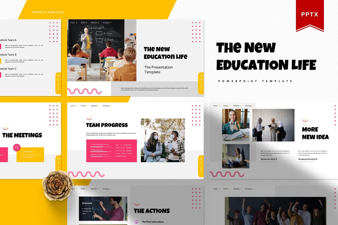 Template Presentasi Powerpoint Terbaru | The New Education Life