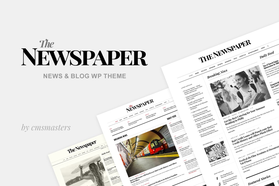 Tema WordPress Majalah Berita - Newspaper yang Elegan dan Fungsional