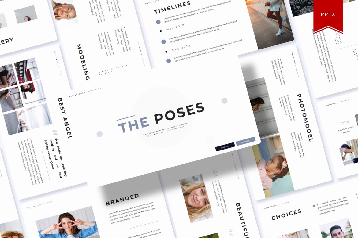 Template Presentasi Poses | Powerpoint yang Menarik dan Profesional
