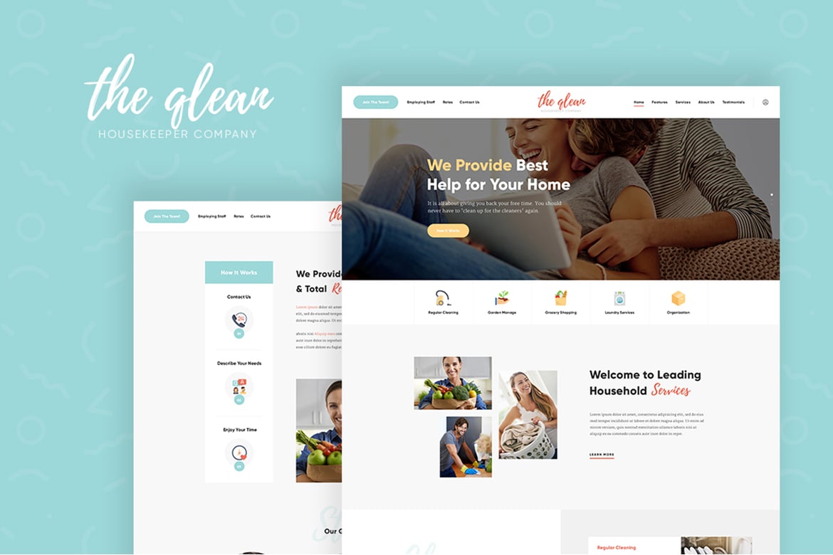 Tema WordPress Qlean: Solusi Bersih dan Stylish untuk Layanan Kebersihan Anda