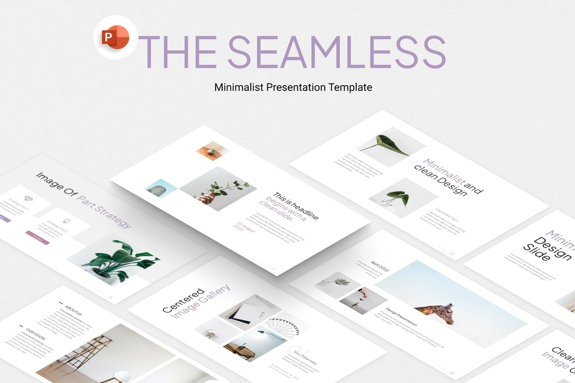 Template PowerPoint Minimalis Seamless yang Elegan