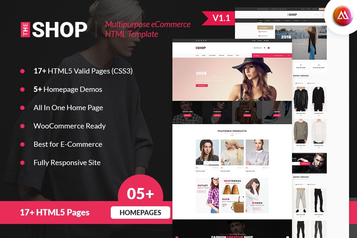 The Shop | Template Website E-commerce Serbaguna