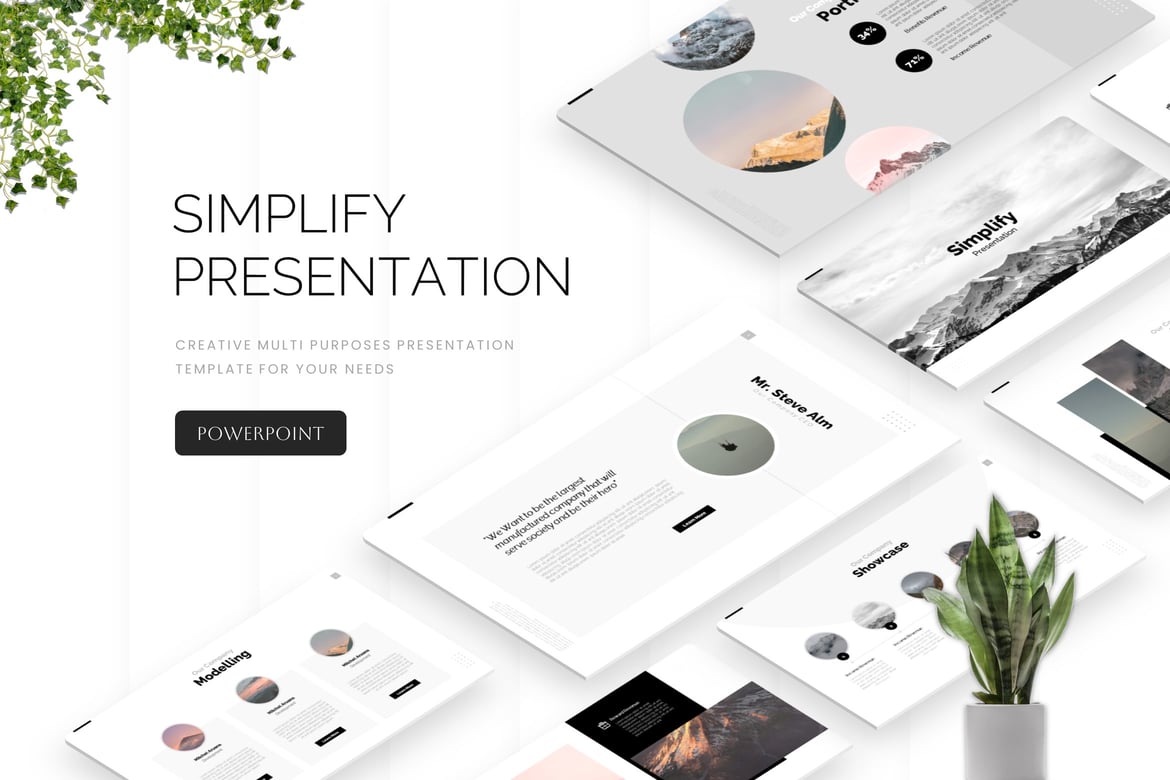Template Powerpoint Simplify - Solusi Presentasi Menarik dan Efektif