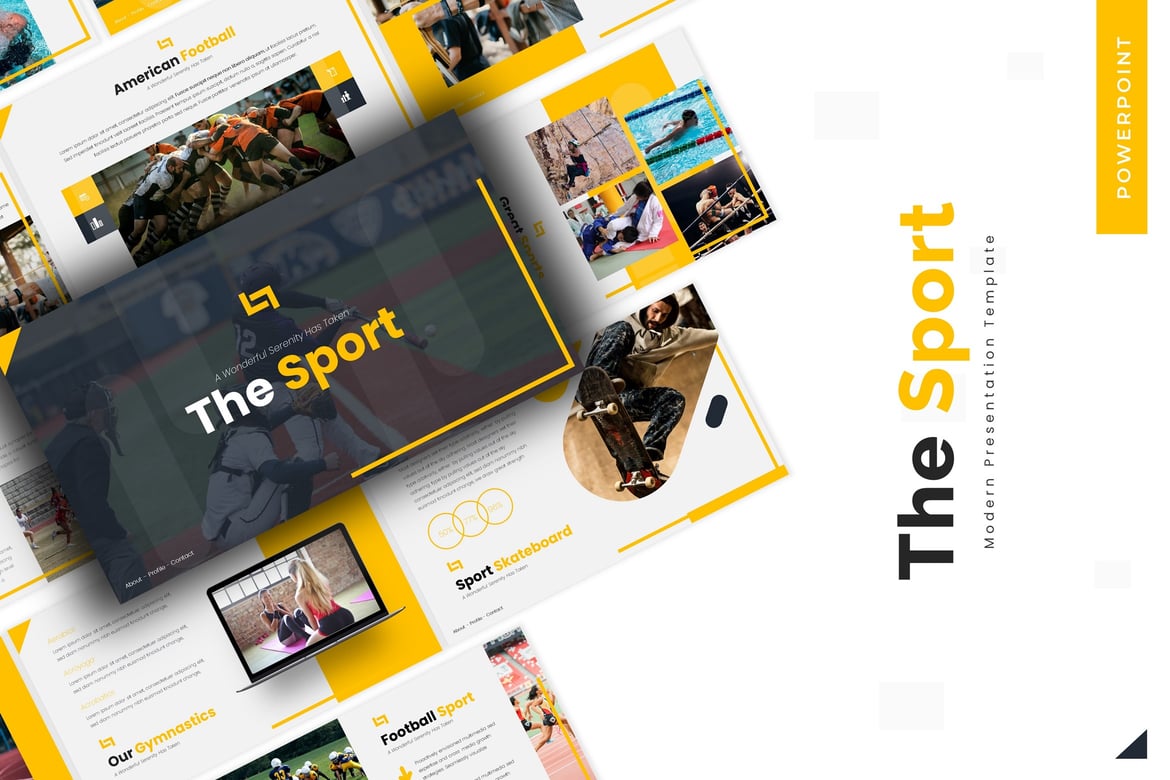 Template Powerpoint Olahraga - Solusi Presentasi Menarik dan Profesional