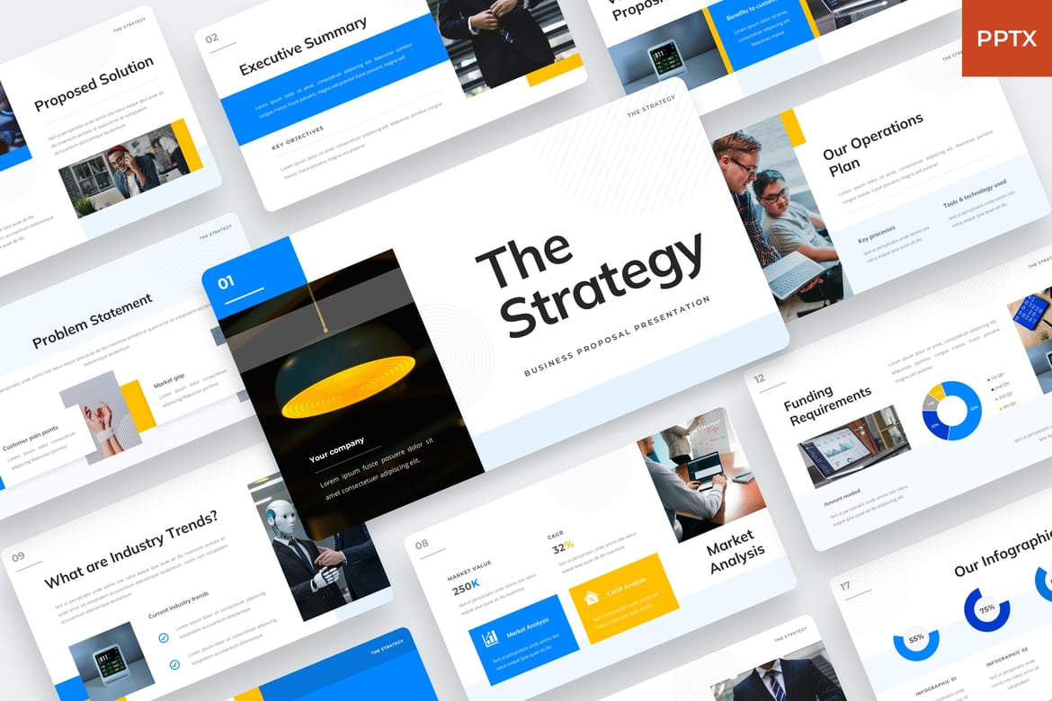 Template Presentasi Proposal Bisnis yang Strategis dan Menarik