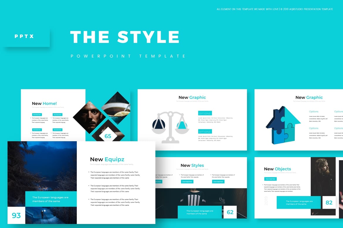 Template Powerpoint Stylish untuk Presentasi Menarik