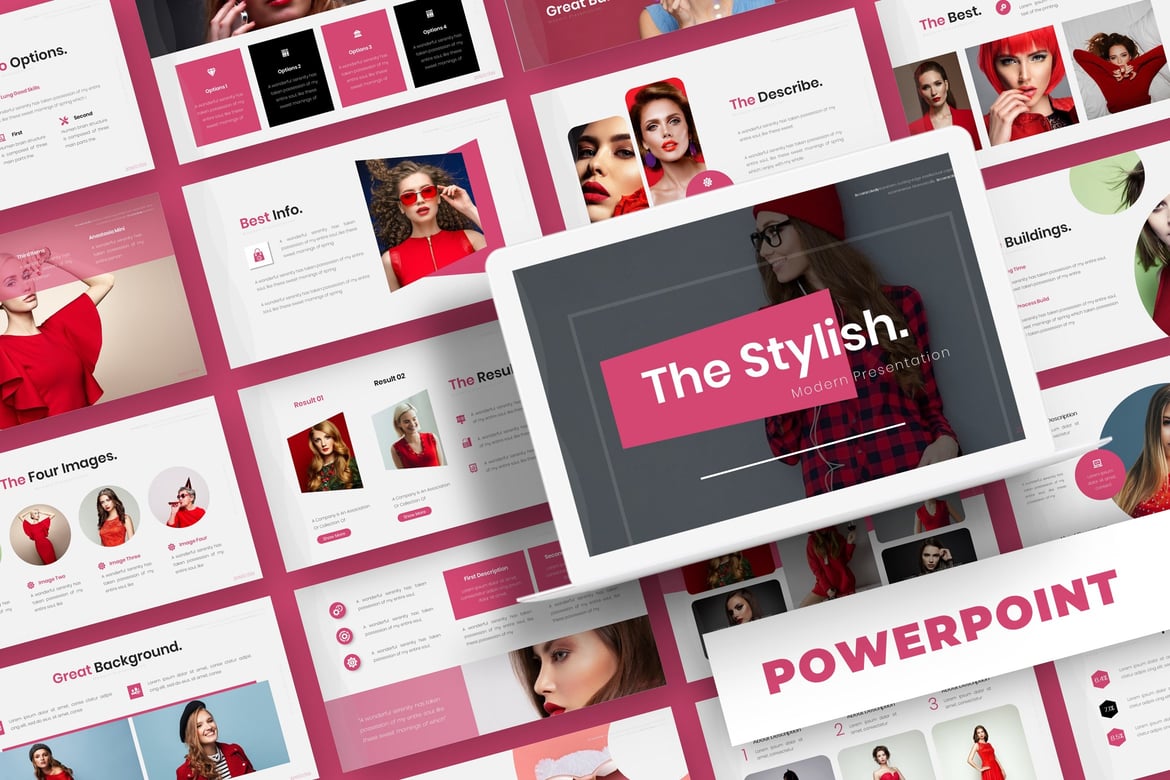 Template Presentasi PowerPoint Stylish yang Menawan