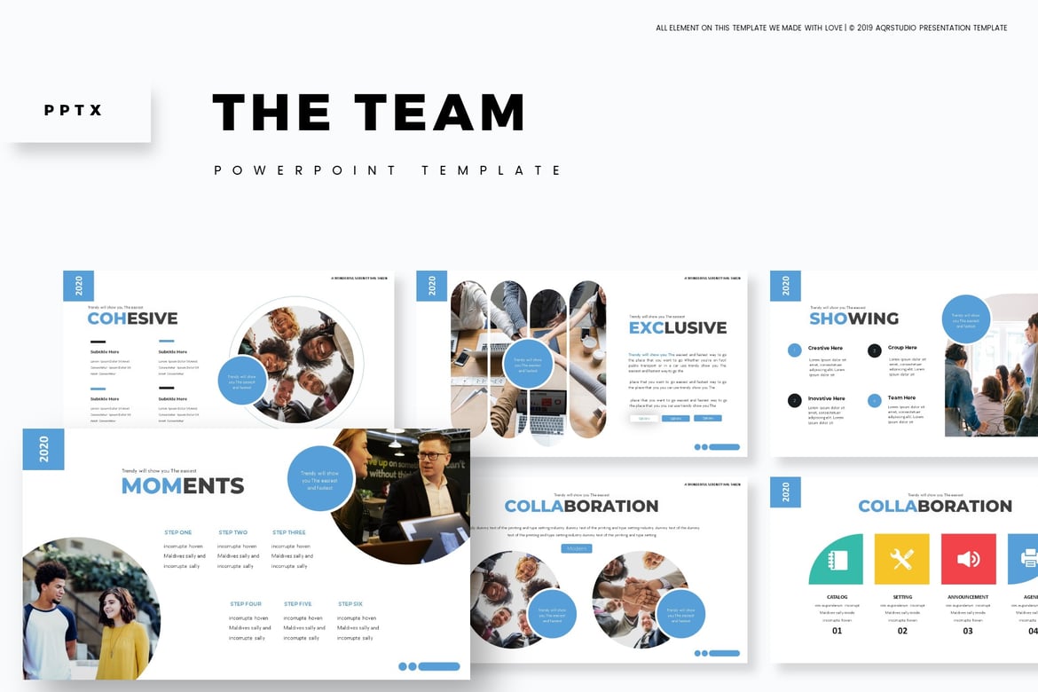 Template Powerpoint Tim yang Menarik dan Serbaguna