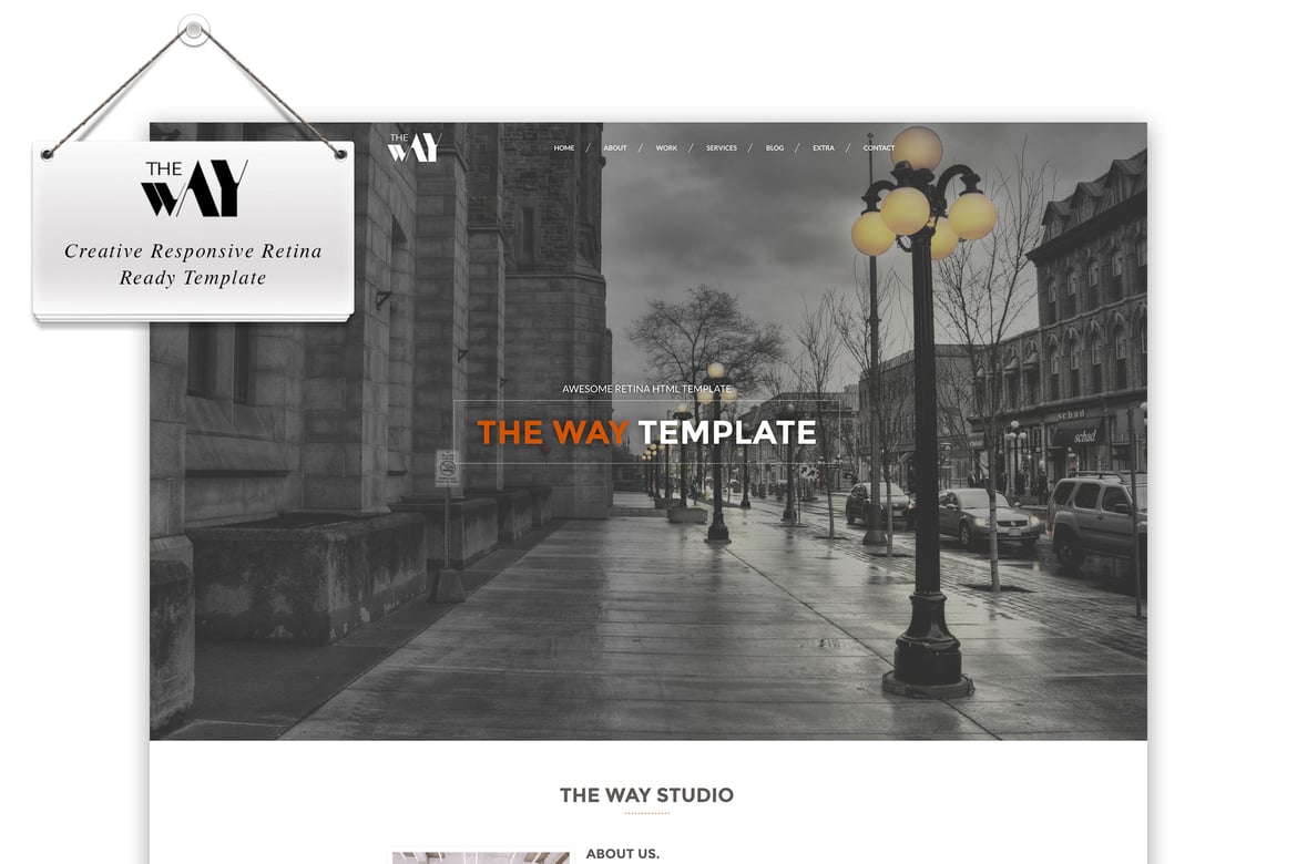 Template Web Responsif dan Retina Siap Pakai - The Way