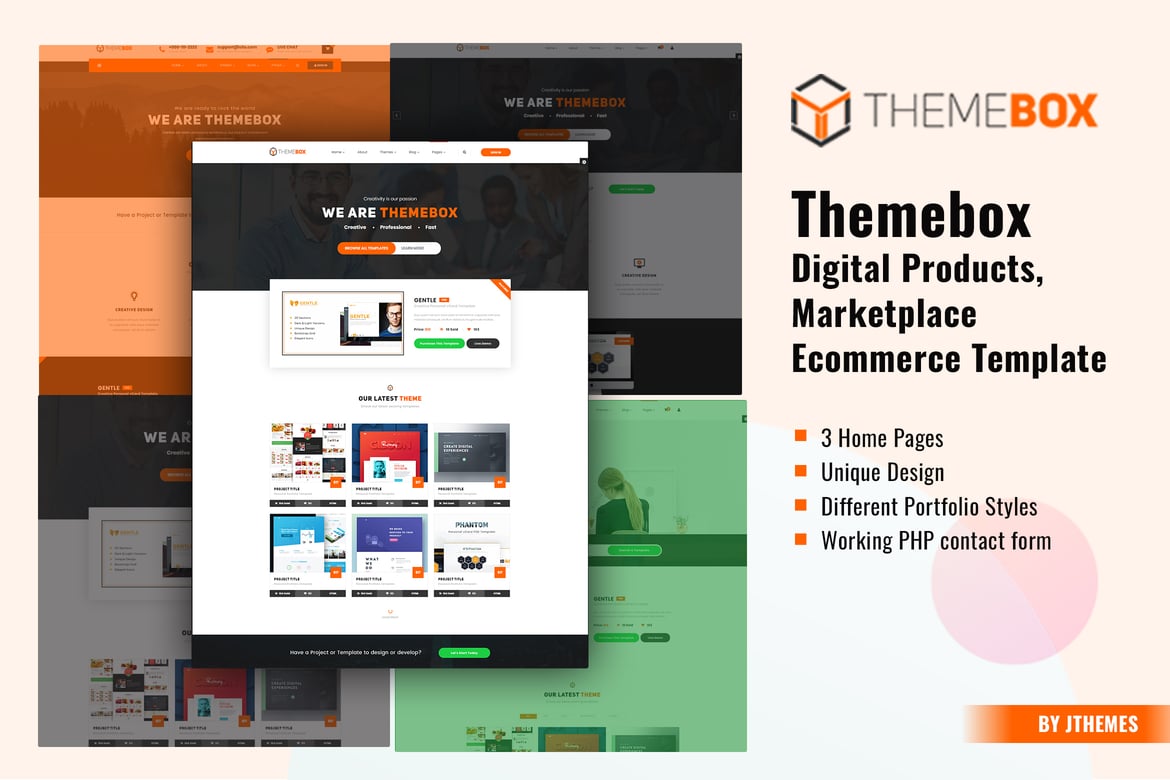 Template Web ThemeBox - Solusi E-commerce Digital Anda