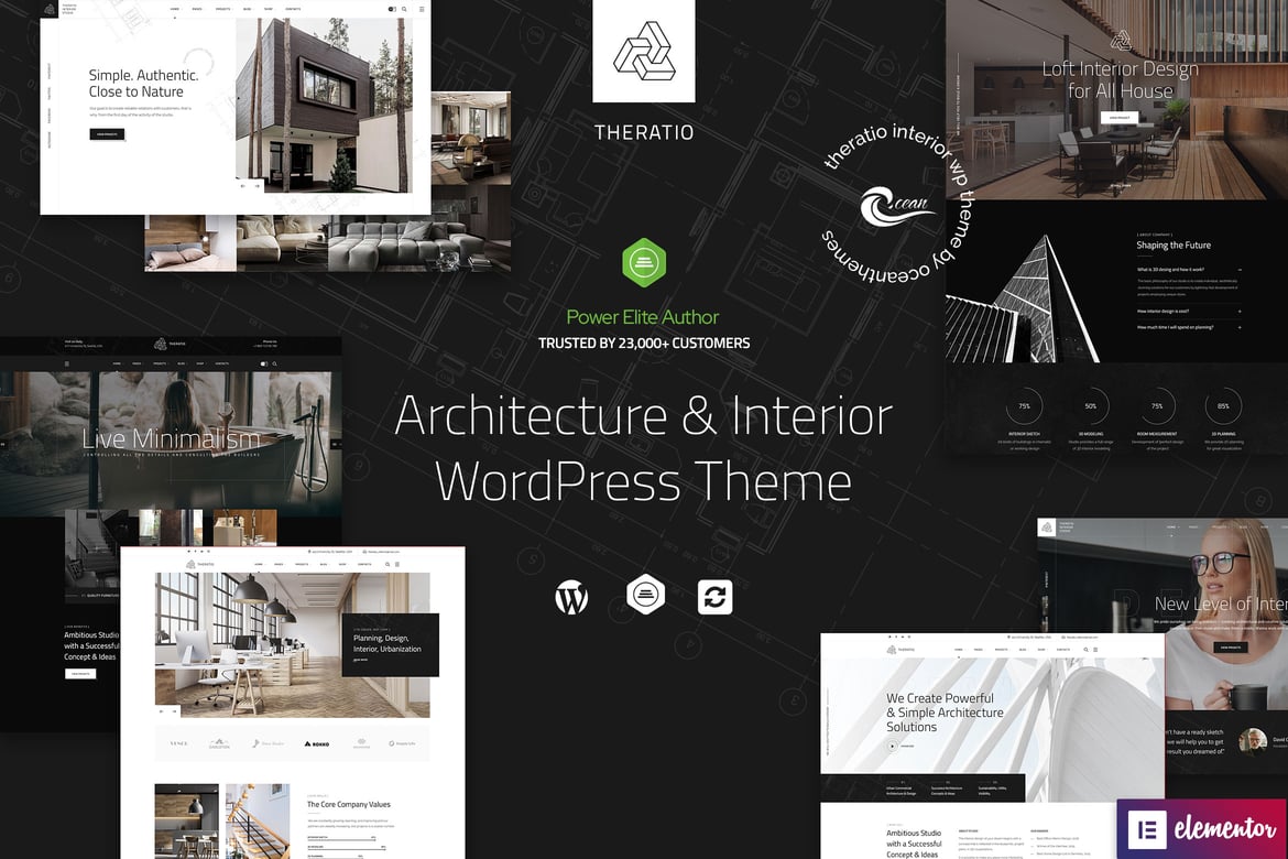 Theratio - Tema WordPress untuk Arsitektur dan Desain Interior yang Menawan