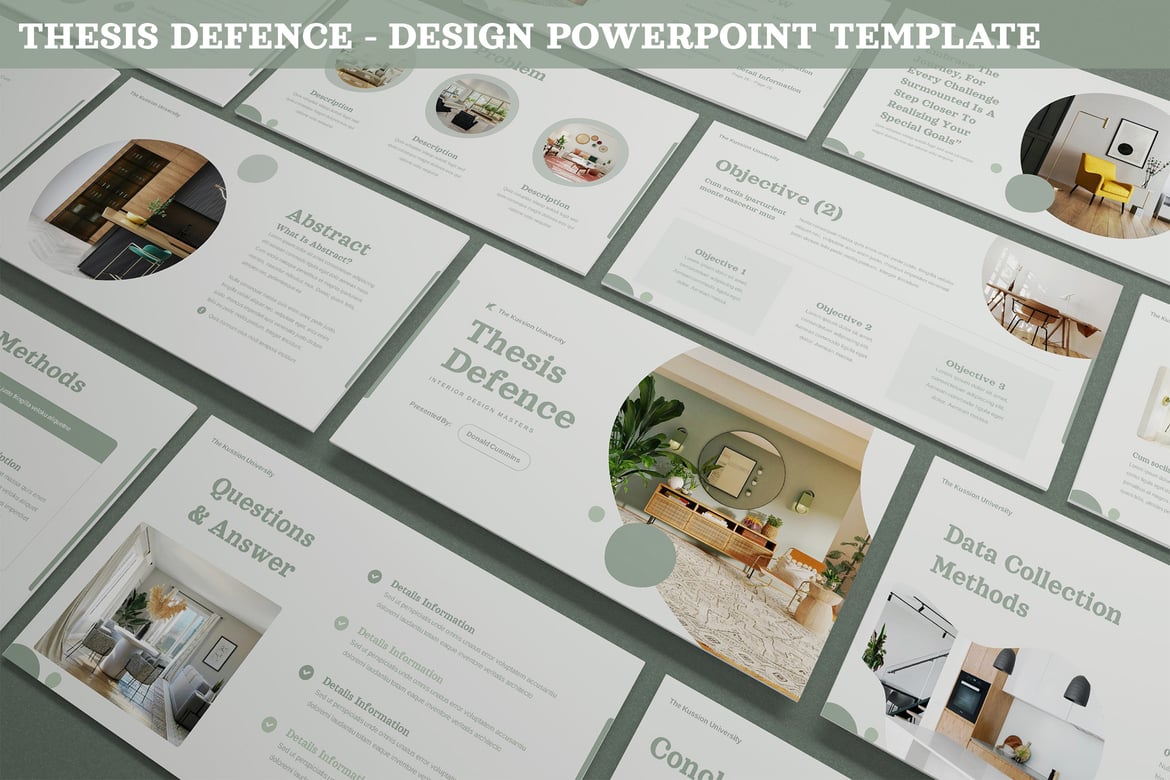 Template Presentasi PowerPoint Pertahanan Thesis yang Menarik dan Profesional
