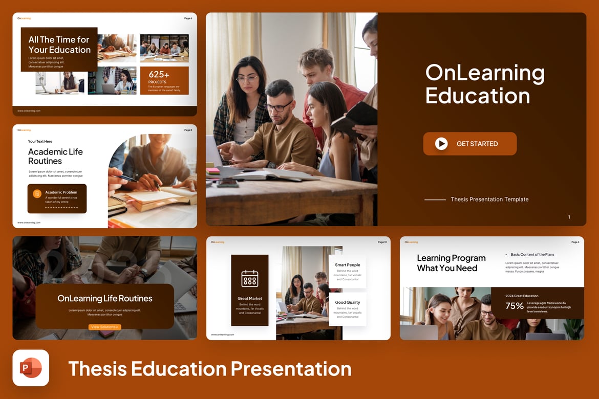 Template Presentasi PowerPoint Pendidikan yang Menarik