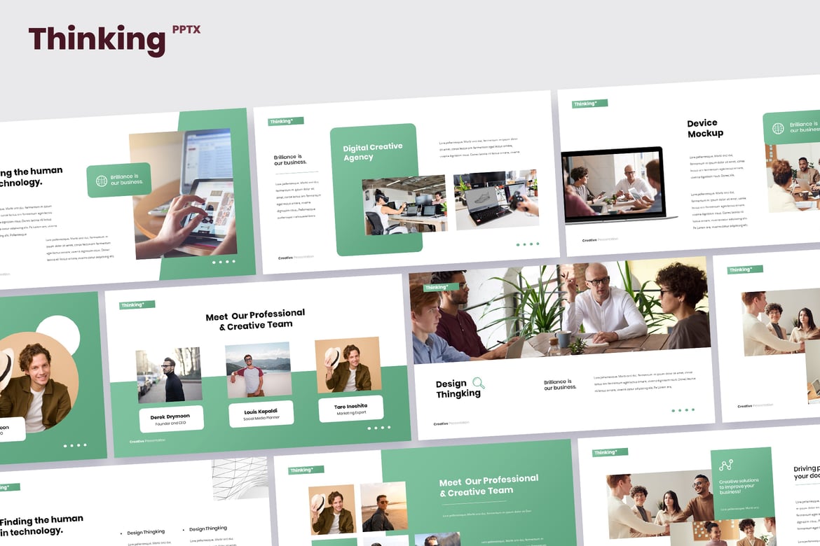 Template Powerpoint Digital Marketing yang Menarik dan Profesional