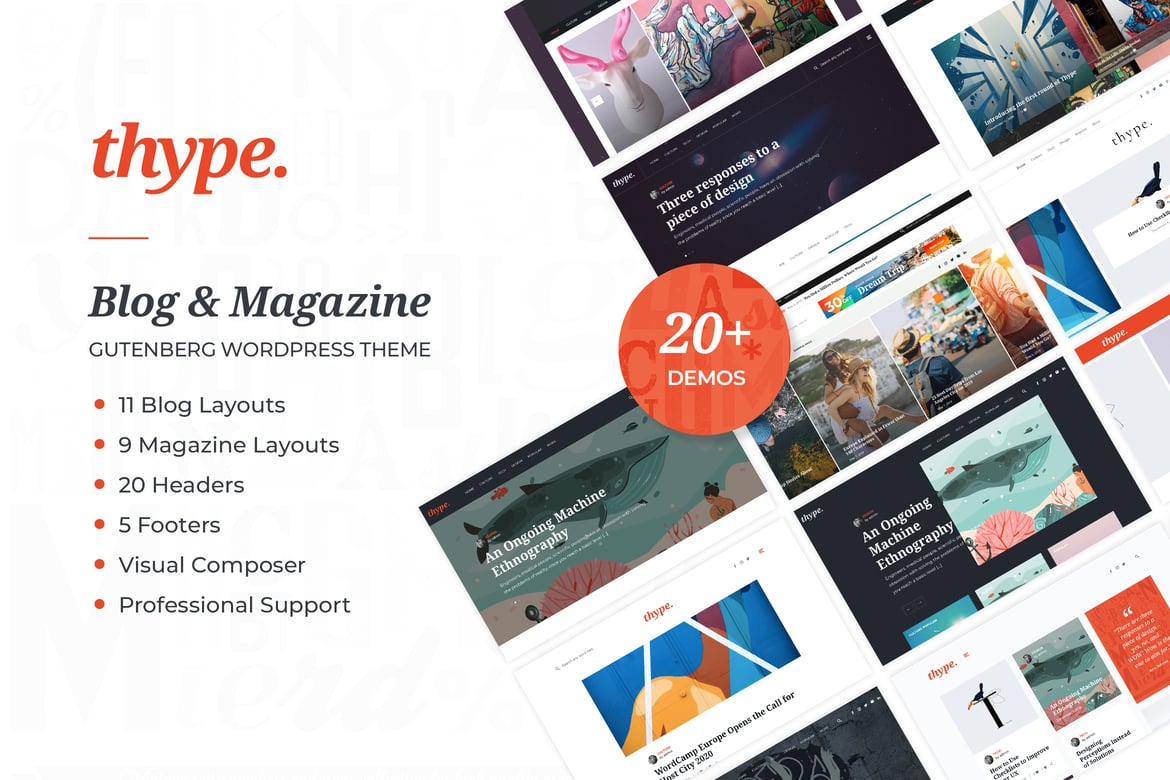 Thype | Tema WordPress untuk Blog Pribadi dan Wisata yang Modern