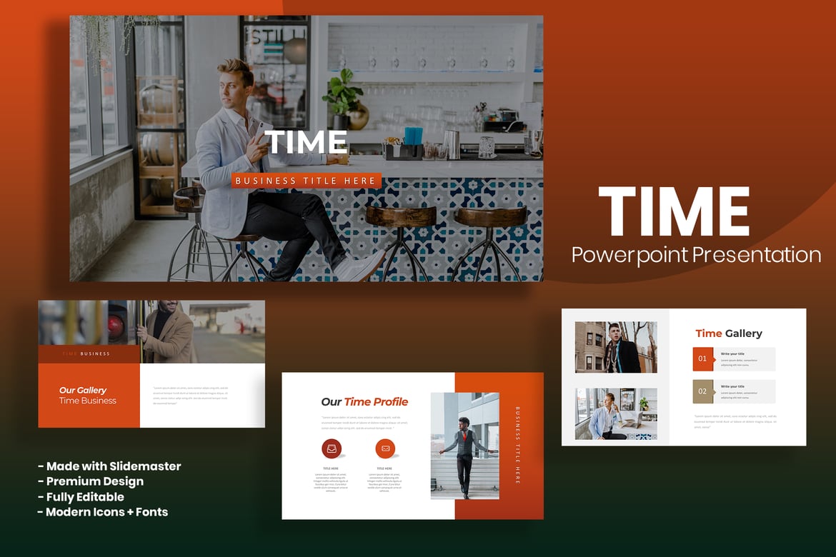 Template Powerpoint Waktu yang Menarik dan Serbaguna