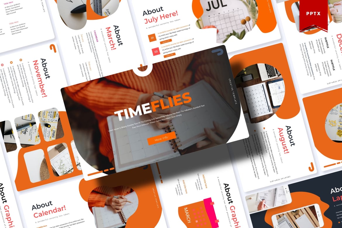 Template Presentasi Powerpoint Timeflies - Solusi Kreatif untuk Semua Kebutuhan Anda