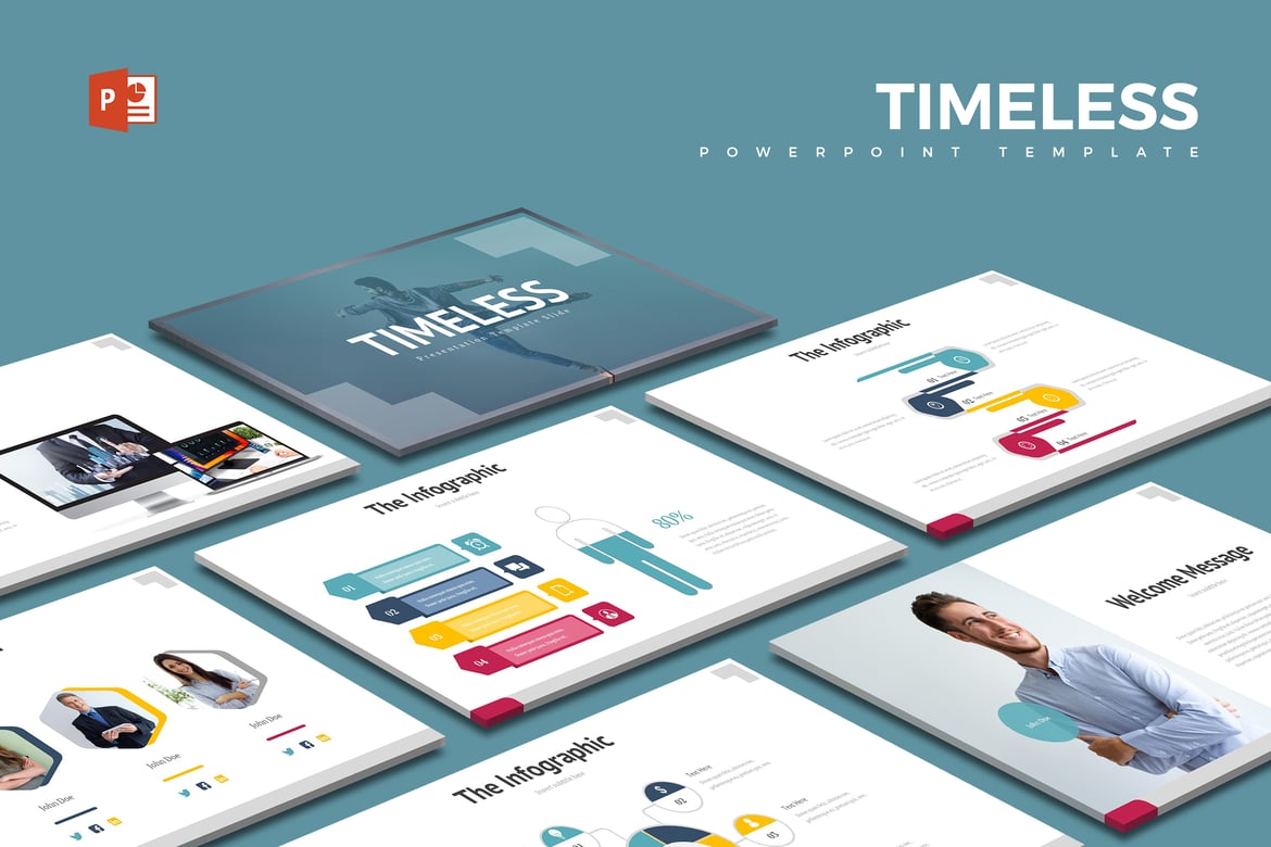 Template PowerPoint Timeless - Solusi Presentasi Serbaguna