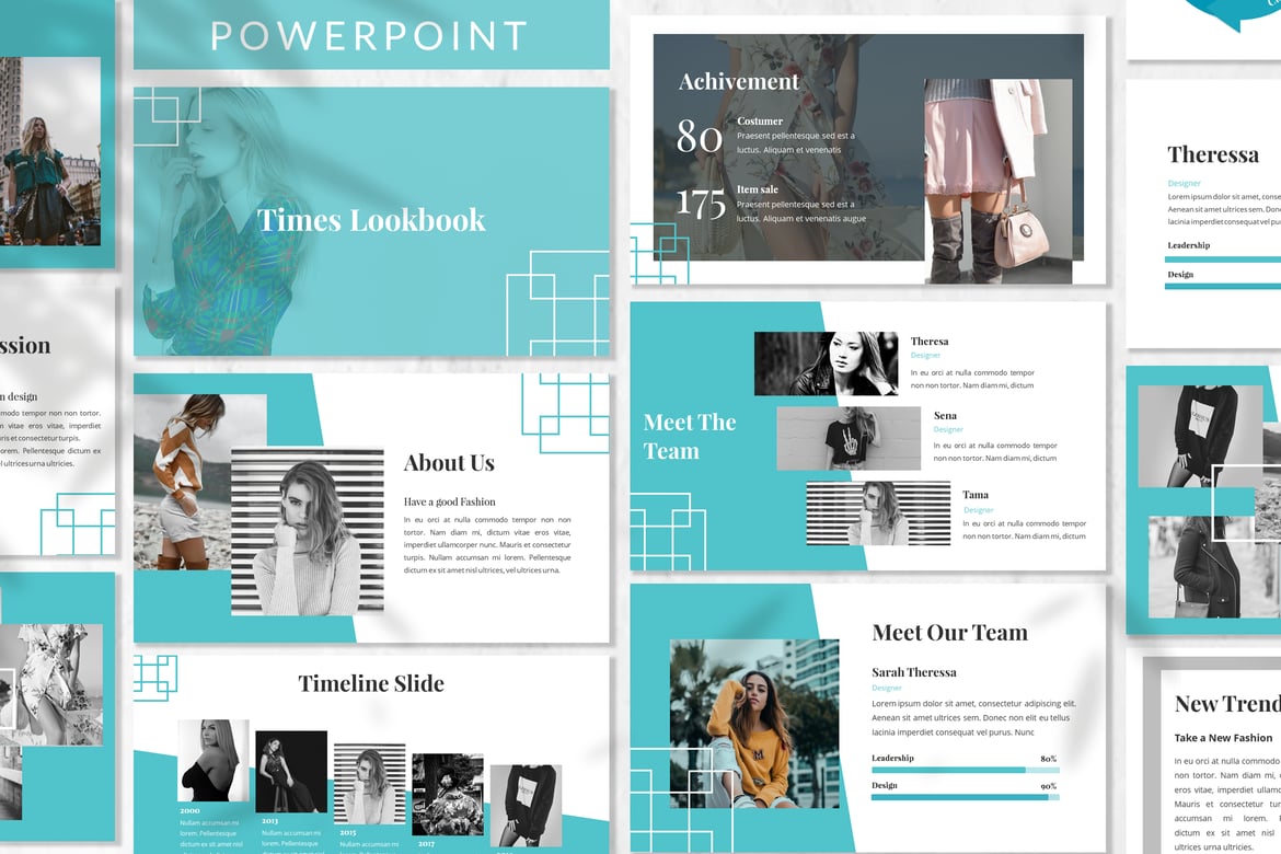 Template Powerpoint Bisnis Times - Solusi Presentasi Profesional
