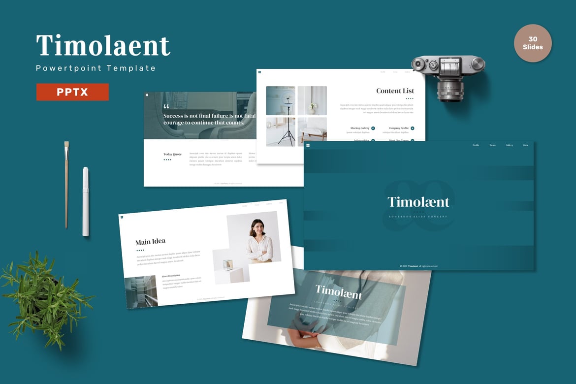 Timolaent - Template PowerPoint Menarik dan Serbaguna