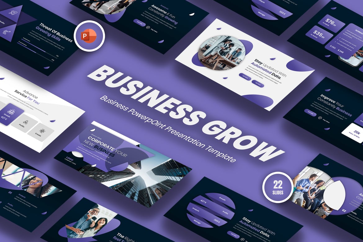 Template Presentasi PowerPoint Profesional untuk Bisnis
