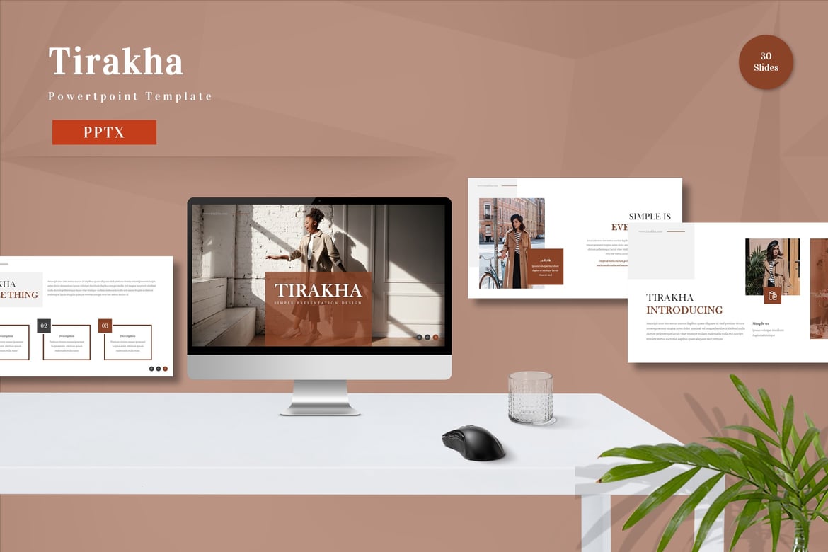 Tirakha - Template PowerPoint Modern dan Menarik