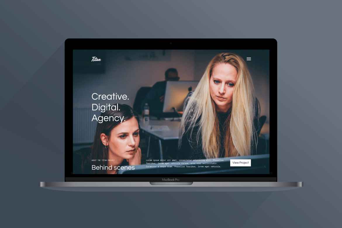 Titan | Template Website Serbaguna yang Kreatif dan Responsif