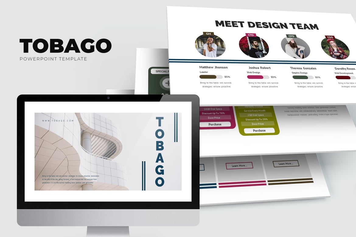 Tobago: Template Powerpoint Minimalis yang Menarik