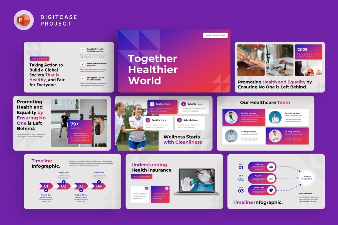 Template PowerPoint Dunia Sehat Bersama