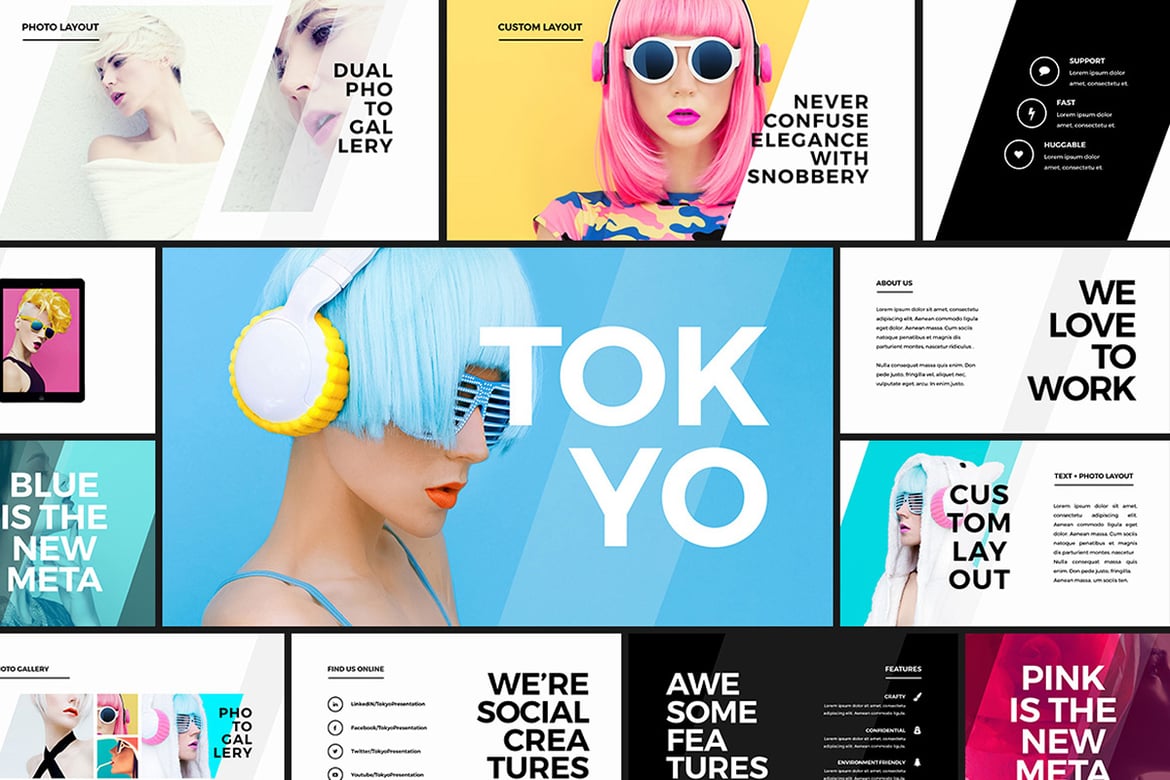 Template PowerPoint Tokyo: Solusi Presentasi yang Menarik