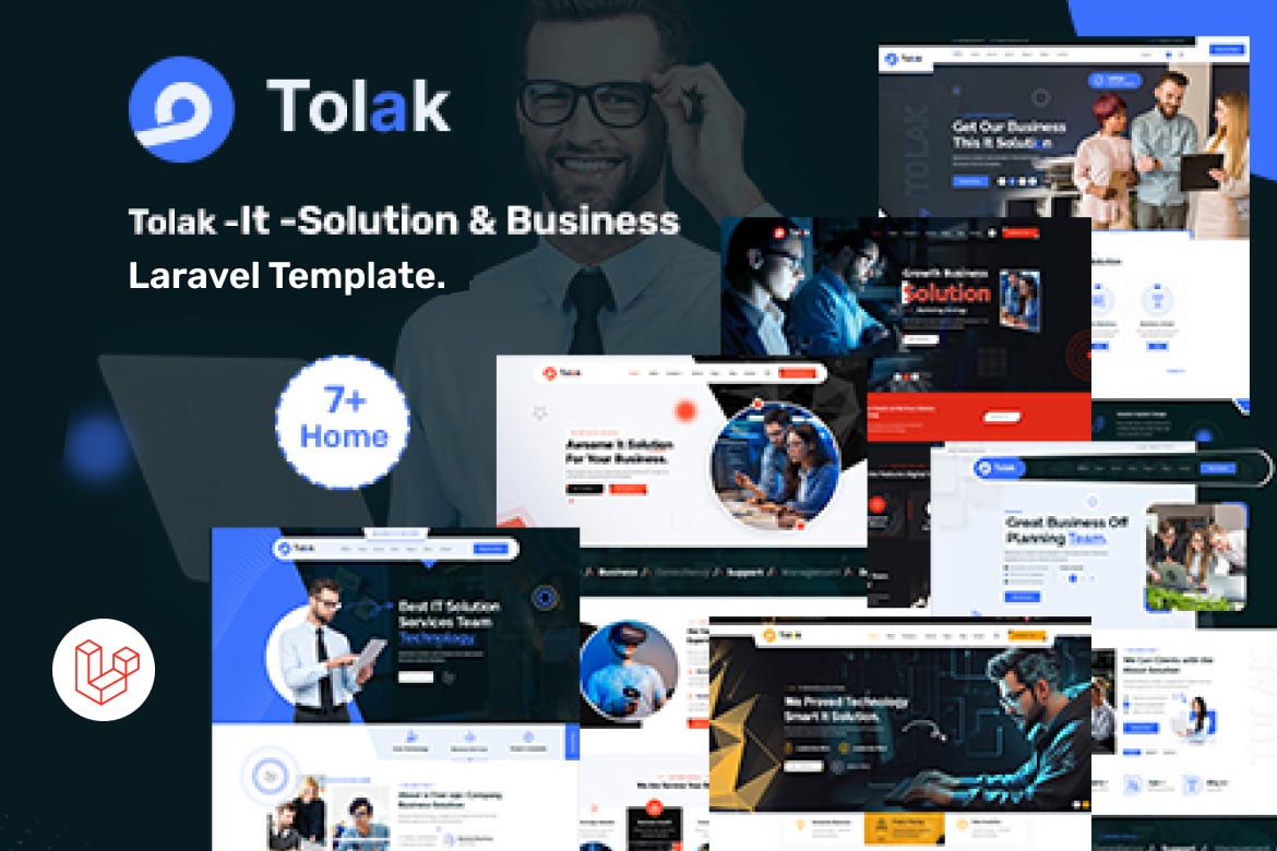 Tolak - Template Website Laravel untuk Solusi IT dan Bisnis Modern