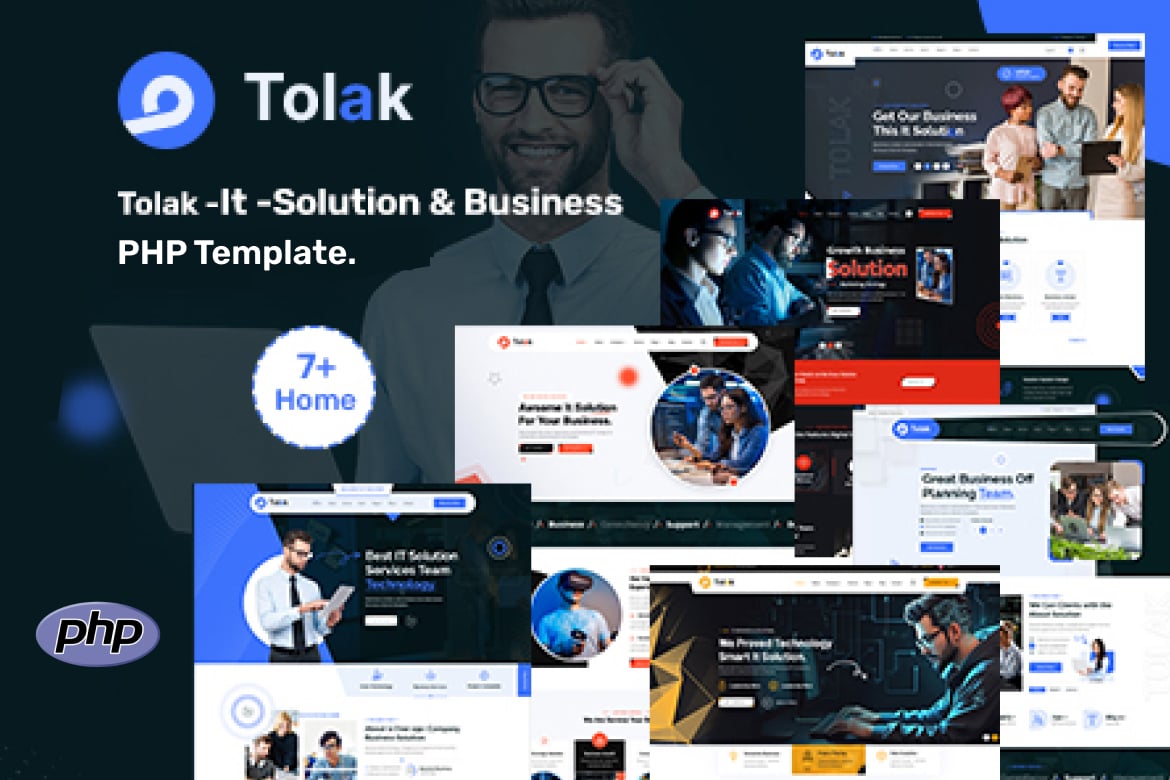Tolak - Template PHP Solusi IT dan Bisnis Modern