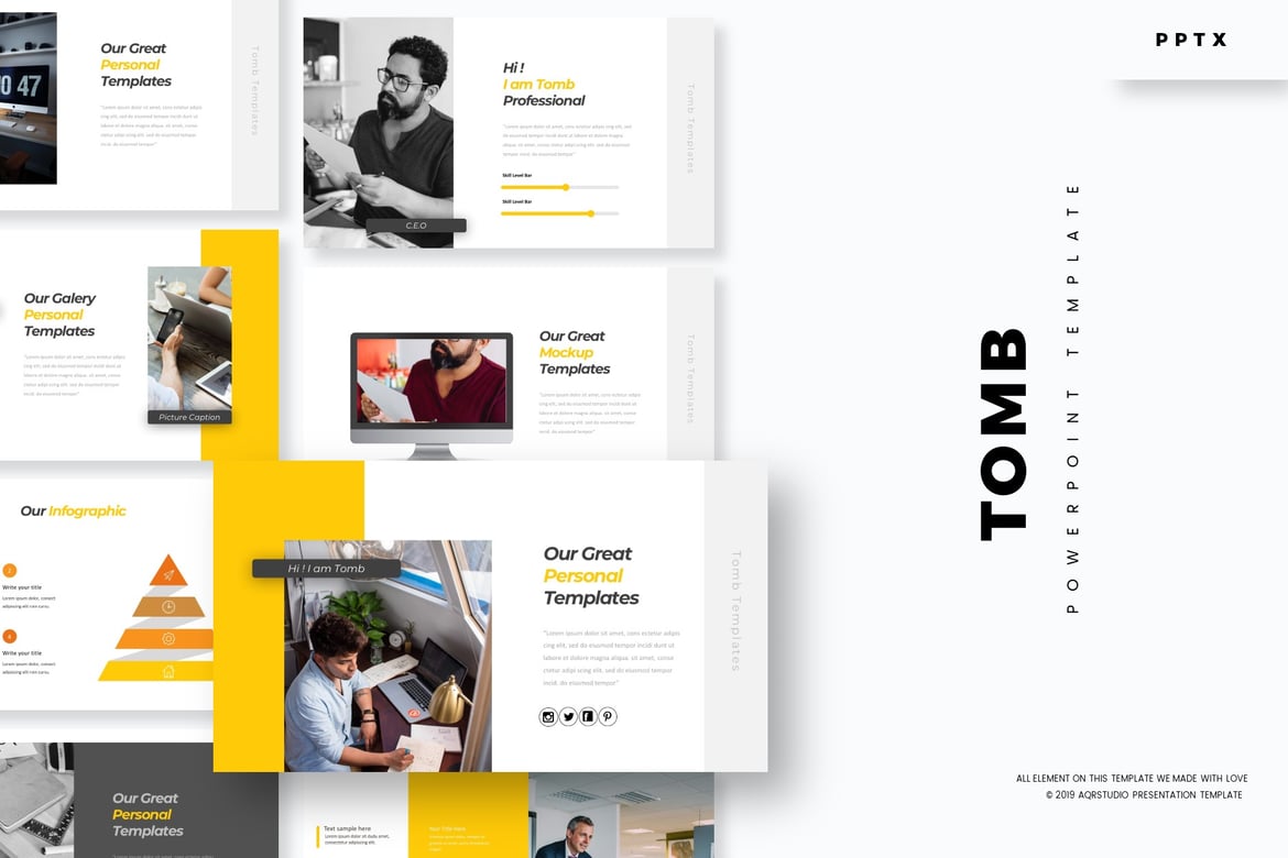 Template Powerpoint Tomb - Presentasi yang Menarik dan Profesional