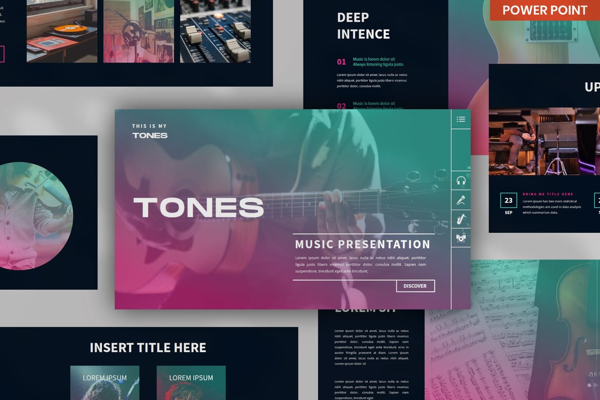 Template PowerPoint Tones - Solusi Kreatif untuk Semua Presentasi Anda
