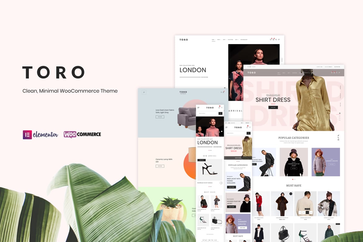 Toro - Tema WooCommerce Bersih dan Minimalis untuk Website Anda