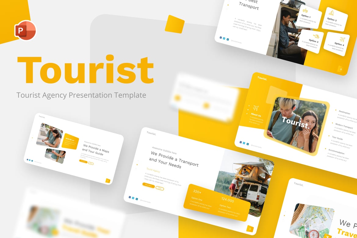 Template PowerPoint Agensi Wisata yang Menarik dan Profesional