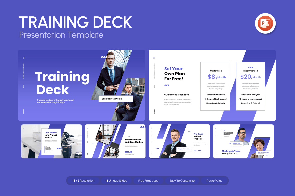 Template Presentasi PowerPoint untuk Pelatihan yang Menarik