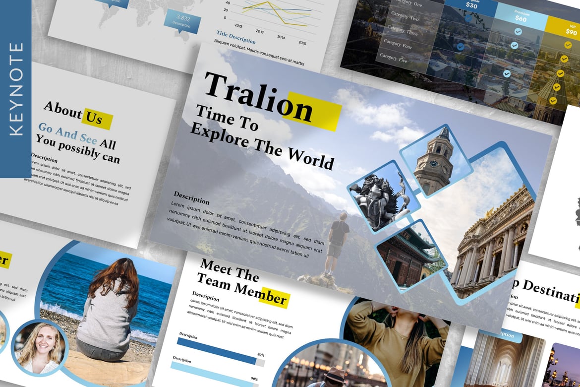 Tralion - Template Powerpoint Bisnis yang Modern dan Elegan