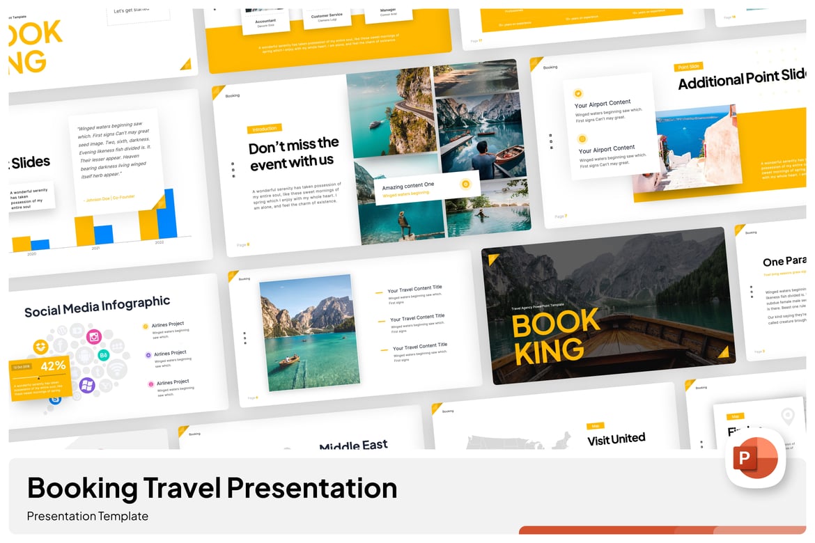 Template Presentasi Perjalanan - PowerPoint yang Menginspirasi