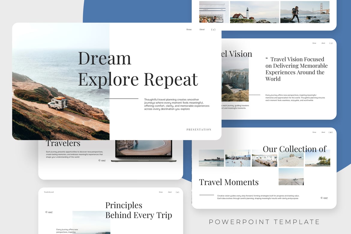 Template Presentasi Profil Perusahaan Travel yang Menarik dan Profesional