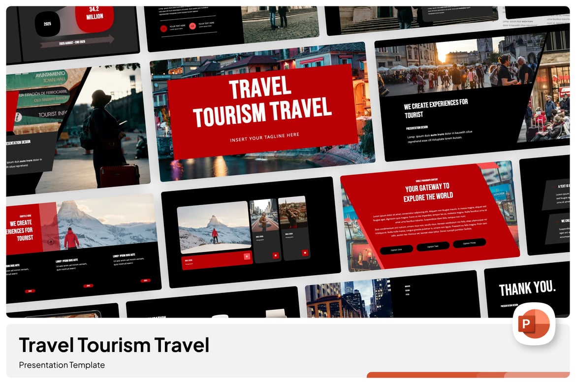 Template PowerPoint Pariwisata yang Menarik dan Efektif