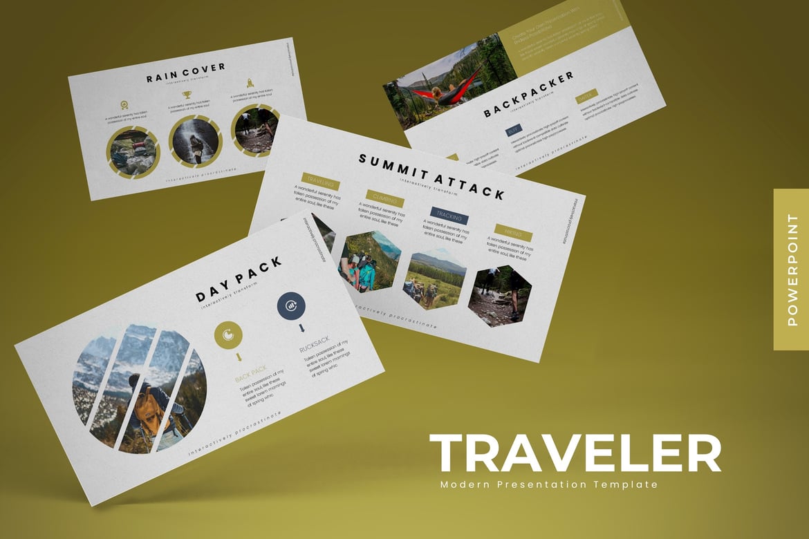 Template PowerPoint Traveler: Solusi Presentasi yang Menarik dan Multifungsi