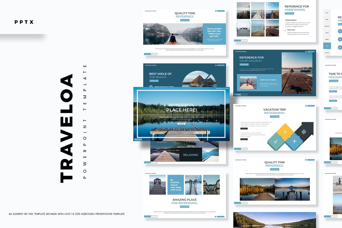 Traveloa - Template PowerPoint Serbaguna dan Menarik