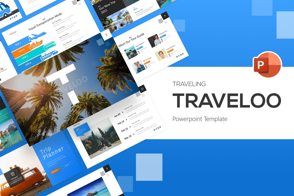 Template Powerpoint Traveloo: Solusi Presentasi Profesional untuk Bisnis Anda