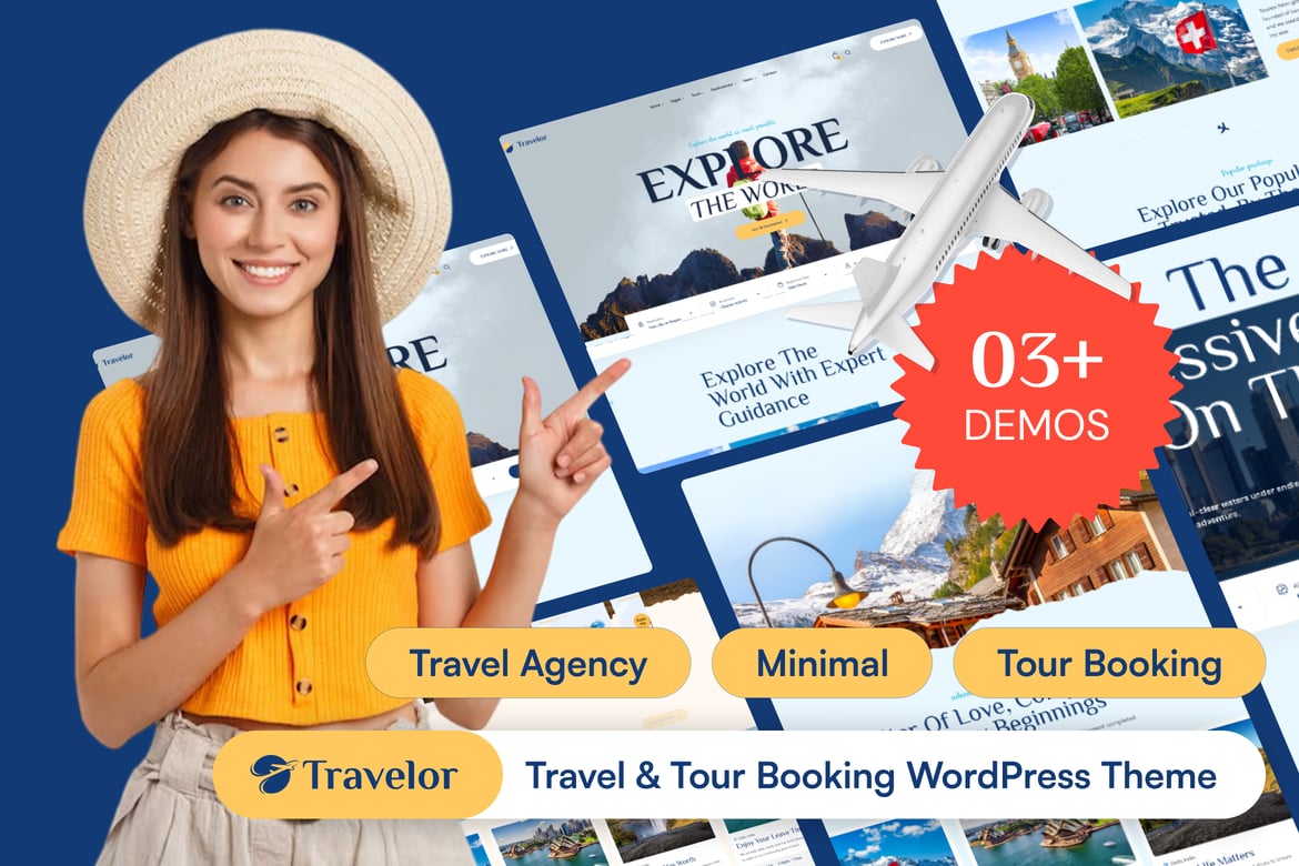 Travelor – Tema WordPress untuk Booking Perjalanan dan Tour yang Menarik
